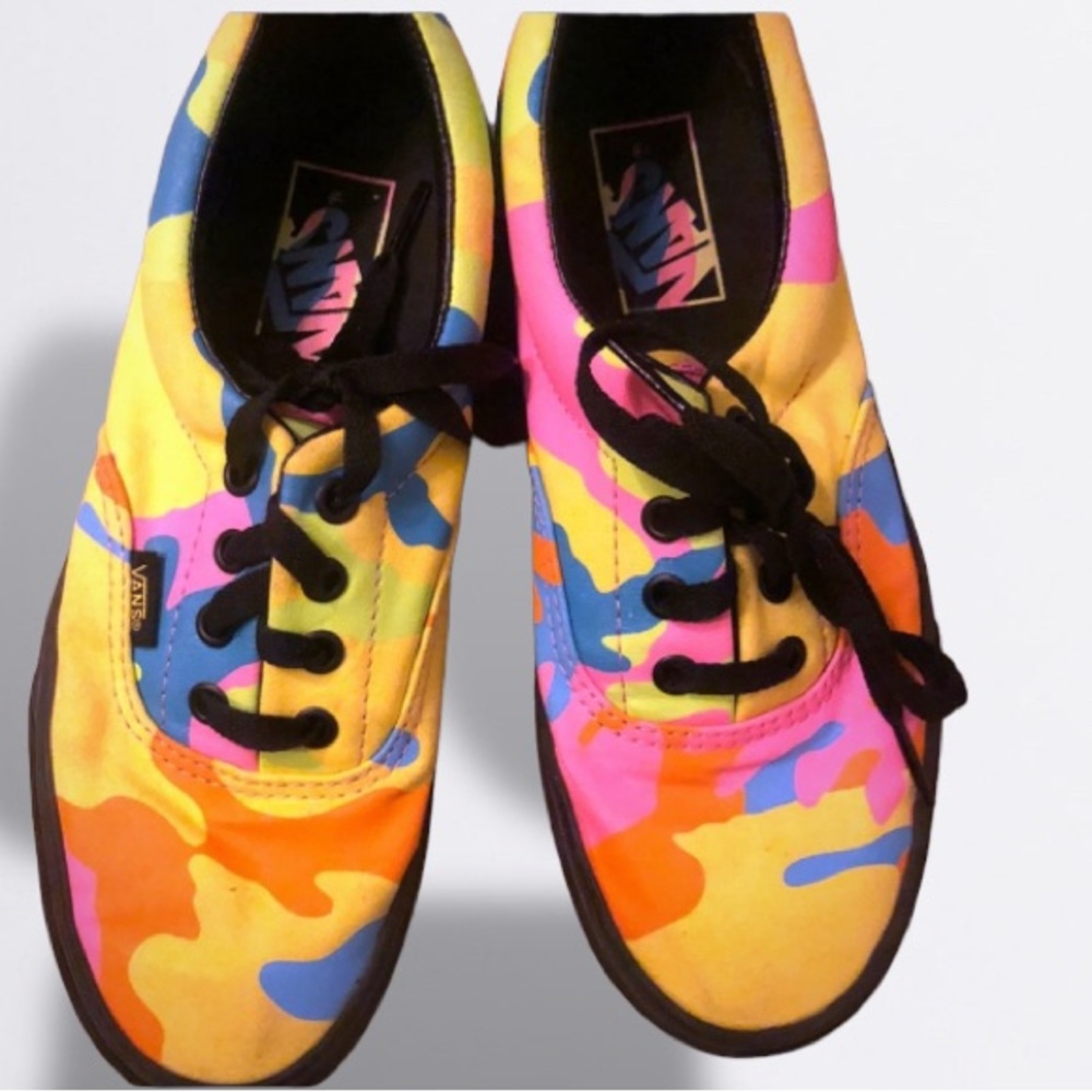 Vans neon camo